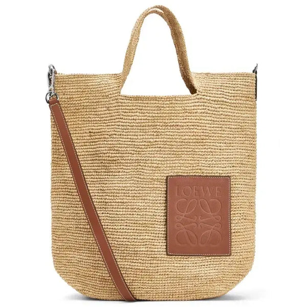 [BUNJANG] Loewe Slit Large Bag Natural Raffia Bag / 로에베 슬릿 라지 백 내추럴 라탄백  32907V80