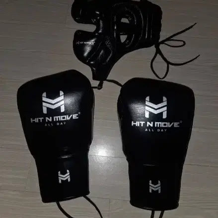 [BUNJANG] Hit & Move Boxing Sparring Set Gloves Headgear Groin Guard / 힛앤무브 복싱 스파링세트 [글러브 헤드기어 그로인가드]