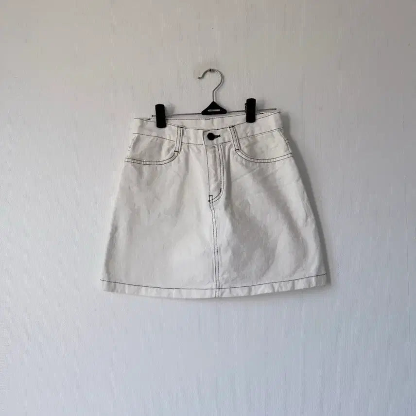 [BUNJANG] Stitch Mini Skirt / 스티치미니스커트