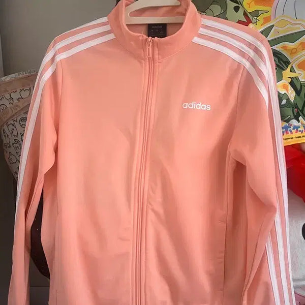[BUNJANG] Adidas Pink Track Jacket Full Zip / 아디다스 핑크 져지 집업
