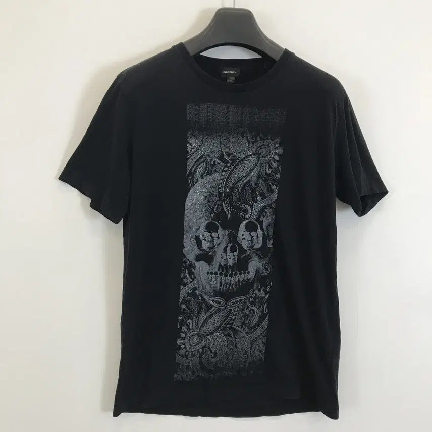 [BUNJANG] Diesel Skull Short Sleeve T-Shirt [L] / 디젤 DIESEL 스컬 반팔티셔츠 [L]