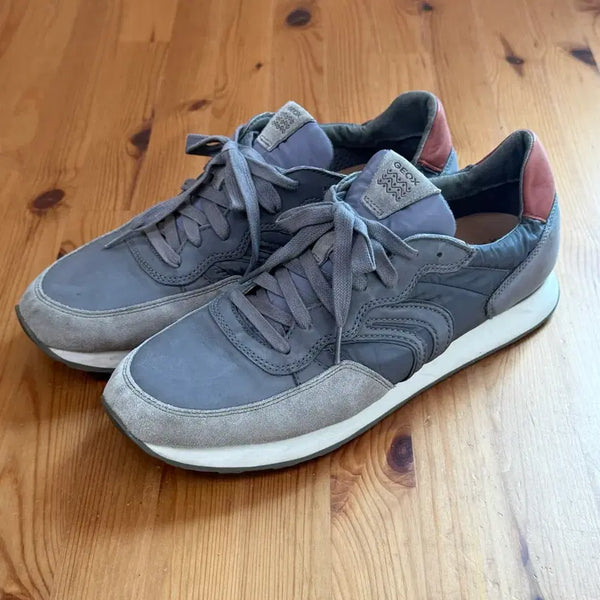 [BUNJANG] Zeox Men's Leather Sneakers / 제옥스 남성 가죽스니커즈 운동화 275정도