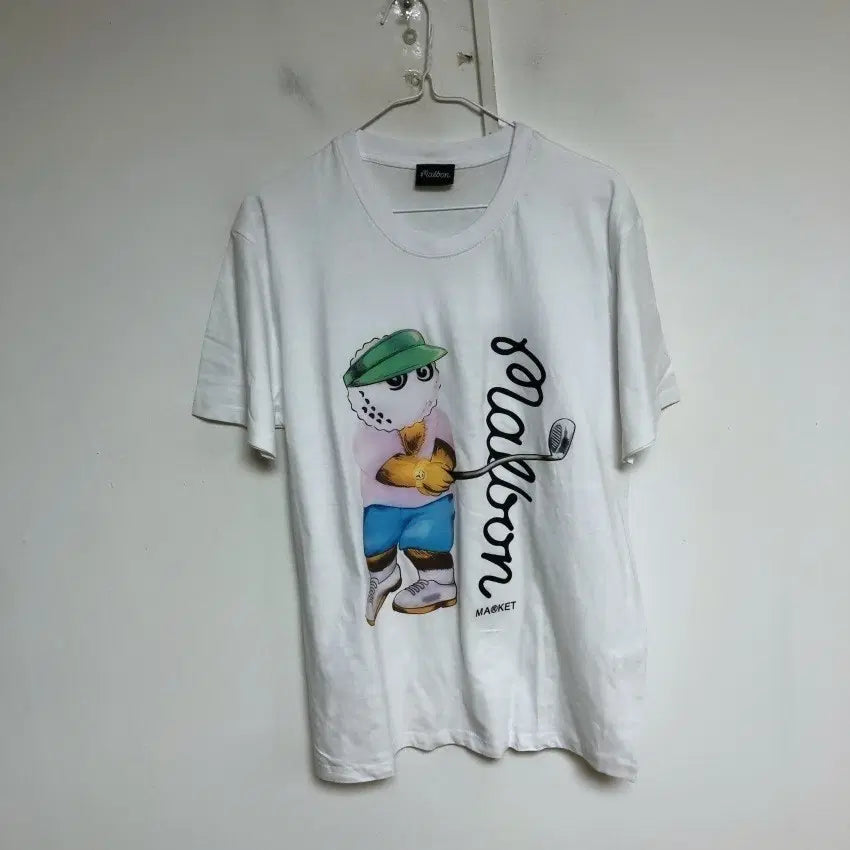 [BUNJANG] Malbon Men's Short Sleeve T-Shirt / 말본 남성 반팔티 100L@9923