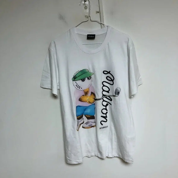 [BUNJANG] Malbon Men's Short Sleeve T-Shirt / 말본 남성 반팔티 100L@9923