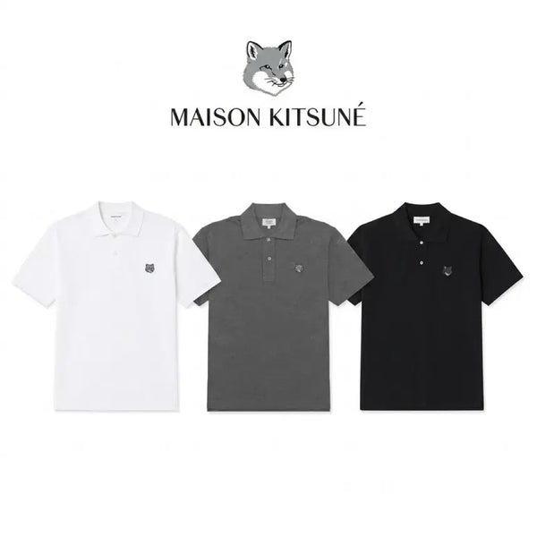 [BUNJANG] Maison Kitsuné Bold Fox Head Polo Shirt / 메종 볼드 폭스헤드 카라티