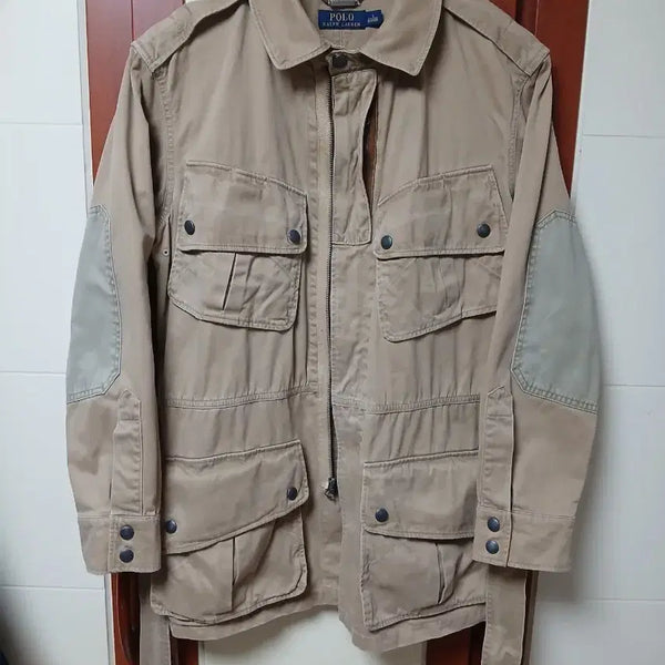 [BUNJANG] Polo Ralph Lauren Beige Field Jacket / 폴로 랄프로렌 필드 자켓 베이지