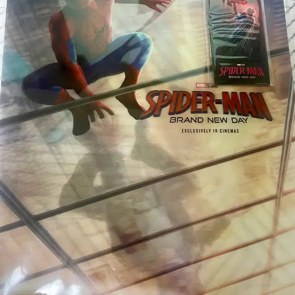 [BUNJANG] Spider-Man Lenticular Poster & ULTRA 4DX Moment Label Bundle Set / 스파이더맨 포스터+ULTRA 4DX모먼트라벨 일괄