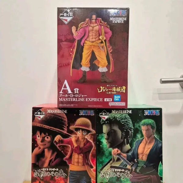 [BUNJANG] One Piece Master Stars Piece Figures Gold D. Roger, Luffy, Zoro Set / 원피스 마스터라이즈 피규어 A상 골드D로저, A상 루피, B상 조로