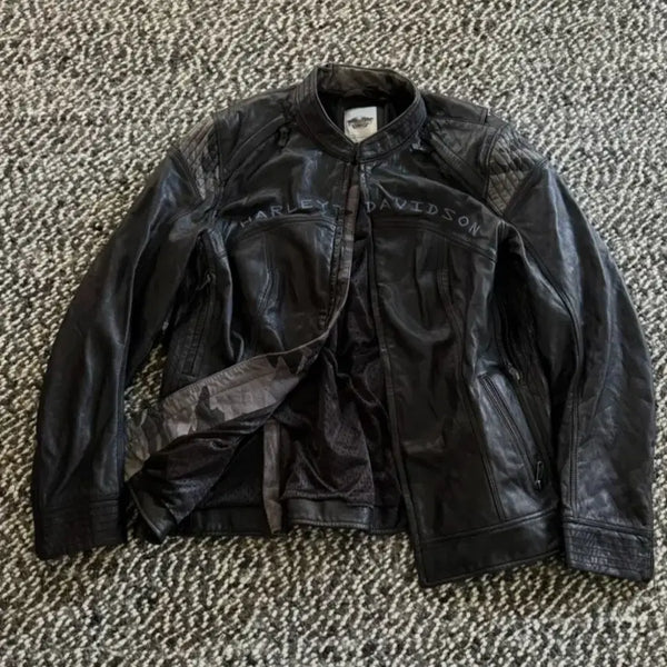 [BUNJANG] Harley-Davidson XL Cowhide Leather Jacket / 할리데이비슨 가죽자켓 XL