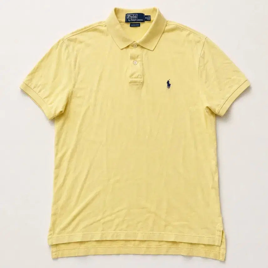 [BUNJANG] Polo Ralph Lauren Yellow PK T-Shirt / Polo 폴로 랄프로렌 옐로우 PK 반팔