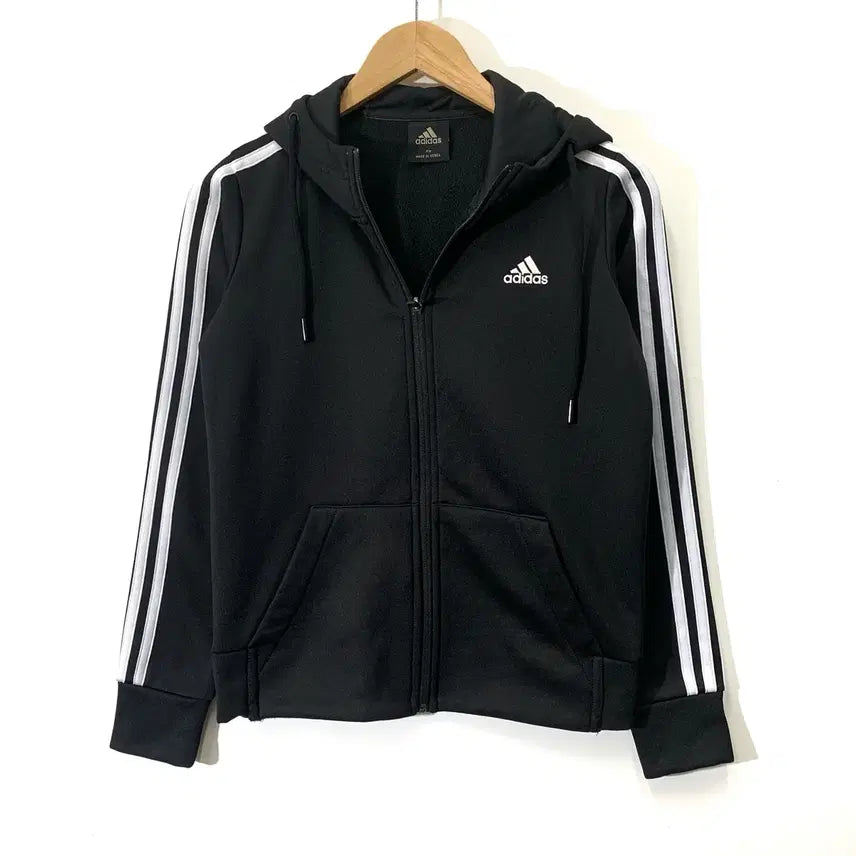 [BUNJANG] Adidas Performance Logo Hooded Track Top Jersey / 아디다스 퍼포먼스 로고 후드 트랙탑 져지