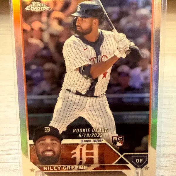 [BUNJANG] MLB Detroit Riley Greene Refractor Rookie Card / [MLB] 디트로이트 라일리 그린 리플렉터 루키 카드