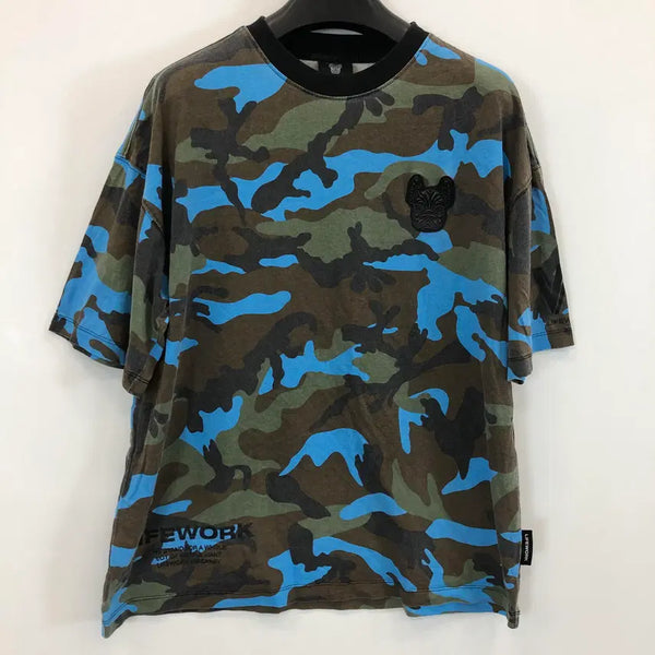 [BUNJANG] Lifework Camo Oversized T-shirt (Size L) / 라이프워크 카모 오버반팔 L