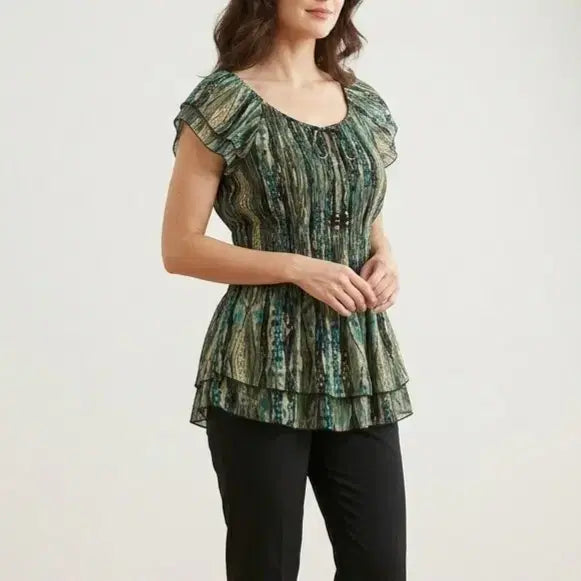 [BUNJANG] Dress Bern Pleated Blouse L Size / [L]드레스번 플리츠 블라우스