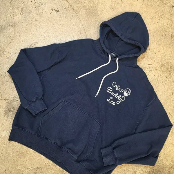 [BUNJANG] Lee "Baragi" Hoodie Navy L / LEE 리 바라기 후드 네이비