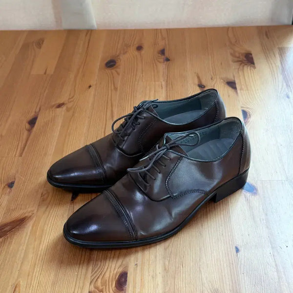 [BUNJANG] Esquire Simplicity Men's Loafers Dark Brown Size 260 / 에스콰이어 심플리트 남성 정장구두 로퍼 260 다크브라운