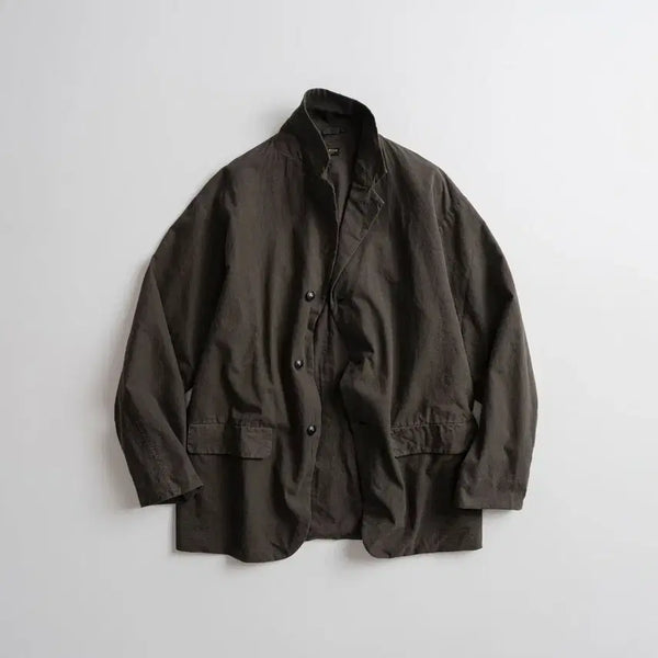 [BUNJANG] BEHEAVYER Dyed Cotton Linen Setup - Brown / 비헤비어(BEHEAVYER) 다이드 C/L 셋업 브라운 (상의 3 / 하의 4)