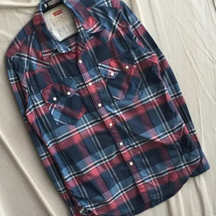 [BUNJANG] Levi's Check Pattern Shirt / 리바이스 체크패턴 셔츠