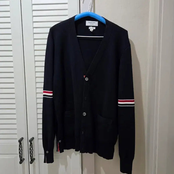 [BUNJANG] Thom Browne Armband Cardigan Size 5 / 백화점판 톰브라운 암밴드 가디건 5사이즈