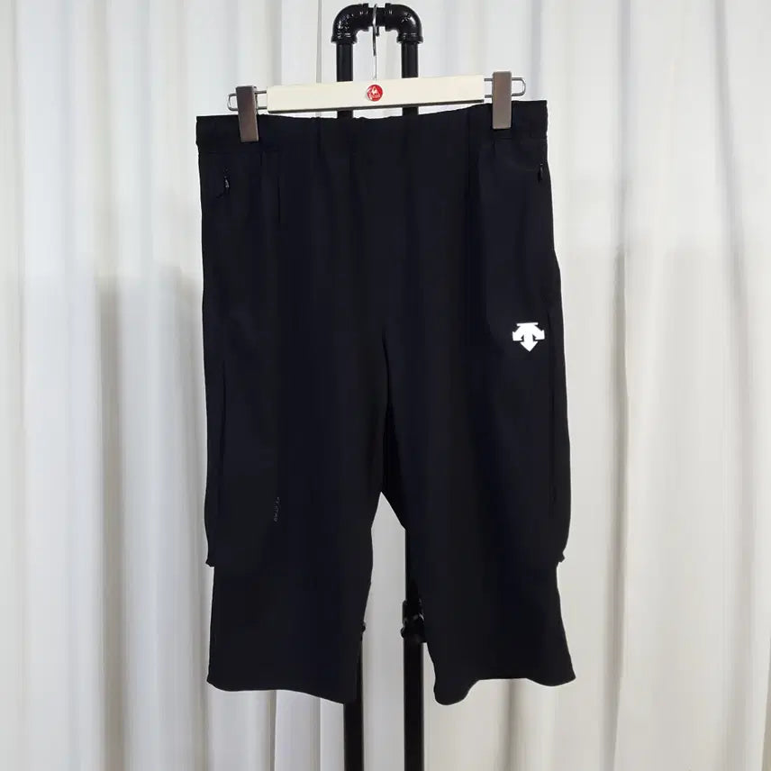 [BUNJANG] Descente Men's 7/8 Training Pants Black / 데상트 남성 트레이닝 7부 바지 블랙 36-37추천 오일장