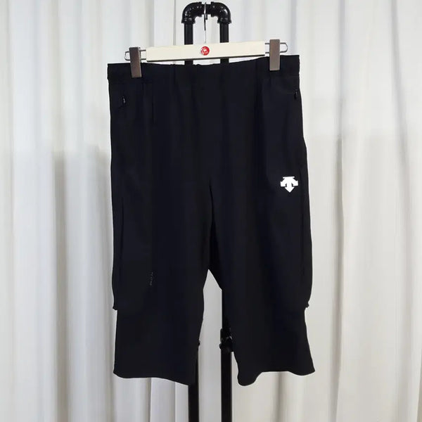 [BUNJANG] Descente Men's 7/8 Training Pants Black / 데상트 남성 트레이닝 7부 바지 블랙 36-37추천 오일장
