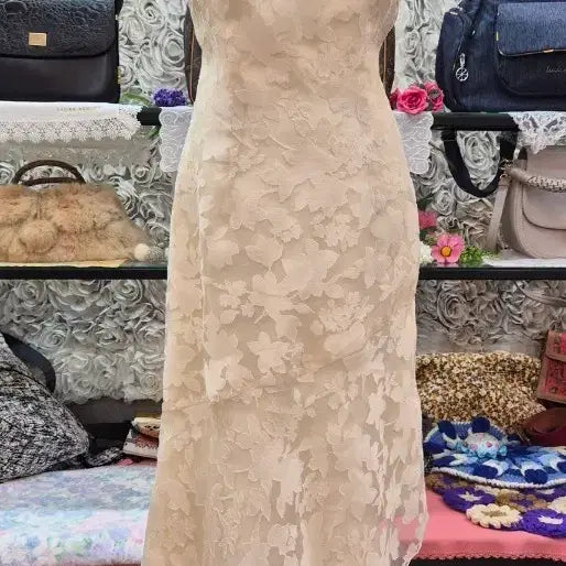 [BUNJANG] Organza Long Dress / 디자인 이쁜 오간자 롱원피스(55)