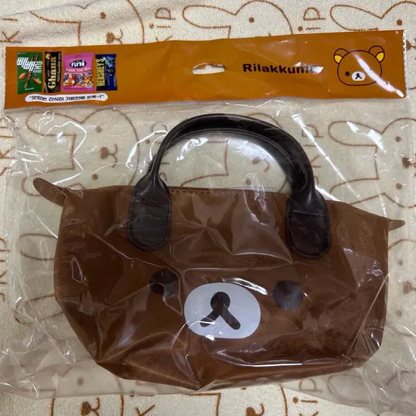 [BUNJANG] Rilakkuma CU Tote Bag Pouch / 리락쿠마 CU 토트백 가방 파우치