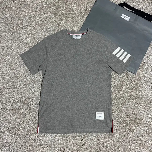 [BUNJANG] Thom Browne Embroidered Short Sleeve T-Shirt / 톰브라운 자수반팔