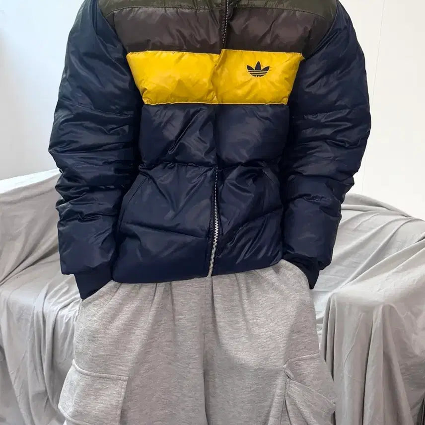 [BUNJANG] Adidas 00s Old School Duck Down Padding L / 아디다스 00s 올드스쿨 덕다운 패딩 L