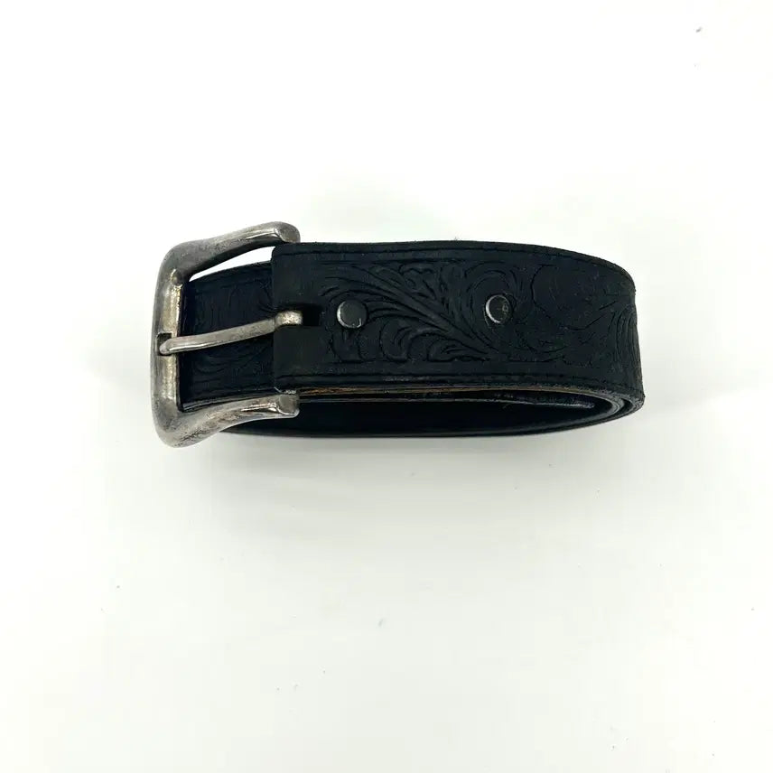 [BUNJANG] Vintage Western Leather Belt / [JPN] 빈티지 웨스턴 레더 벨트