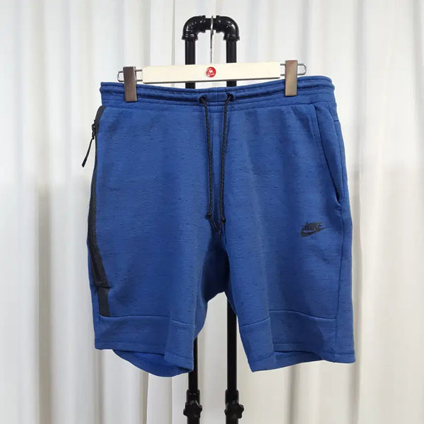 [BUNJANG] Nike Men's Tech Pack Zipper Pocket Banding String Shorts Blue / 나이키 남성 테크팩 지퍼 포켓 밴딩 끈 반바지 블루 34추천 오일장
