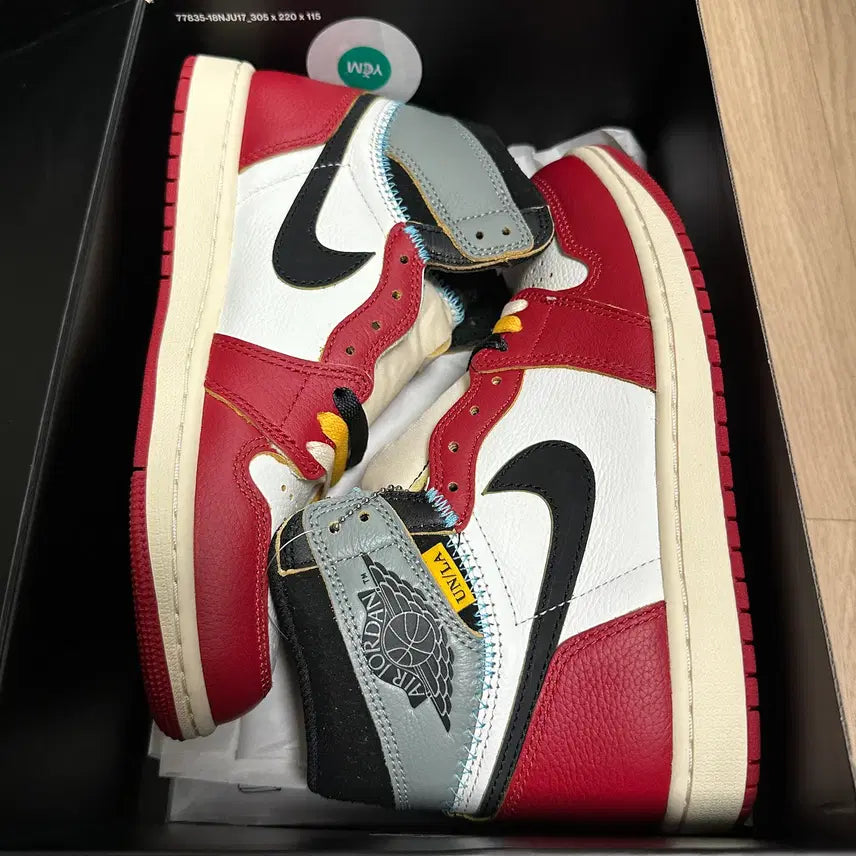 [BUNJANG] Air Jordan 1 Retro High OG Union Chicago Shadow / (250)조던 1 x 유니온 레트로 하이 OG 시카고 쉐도우