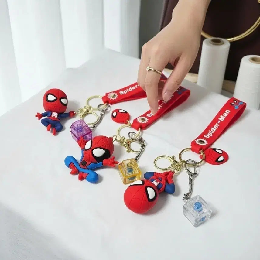 [BUNJANG] Spider-Man LED Keycap Set / 스파이더맨키링+LED1구키캡셋트