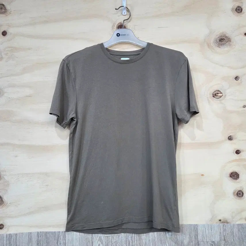 [BUNJANG] Zara Men's Slim Fit Short Sleeve T-Shirt Brown L / 1170) 자라 남성 슬림핏 반팔티