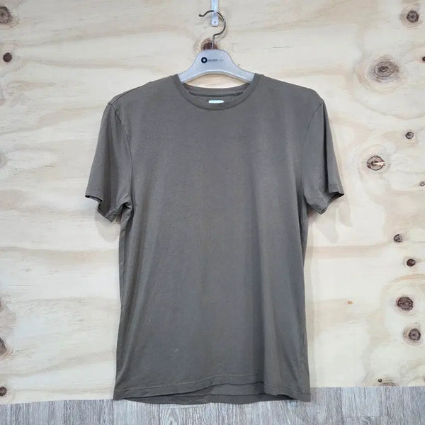 [BUNJANG] Zara Men's Slim Fit Short Sleeve T-Shirt Brown L / 1170) 자라 남성 슬림핏 반팔티