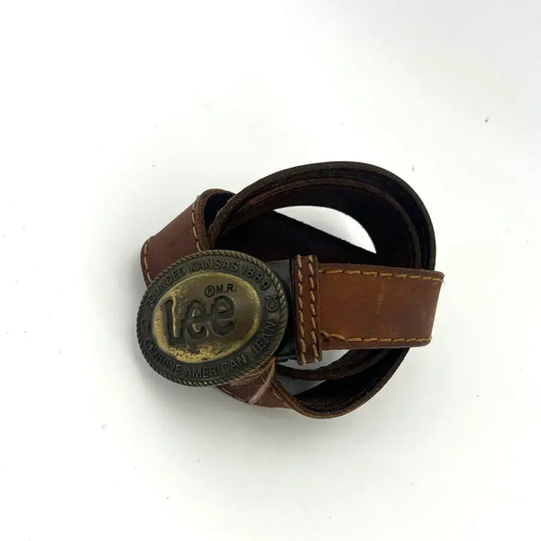 [BUNJANG] Lee Weston Leather Belt / [Lee] 리 웨스턴 레더 벨트