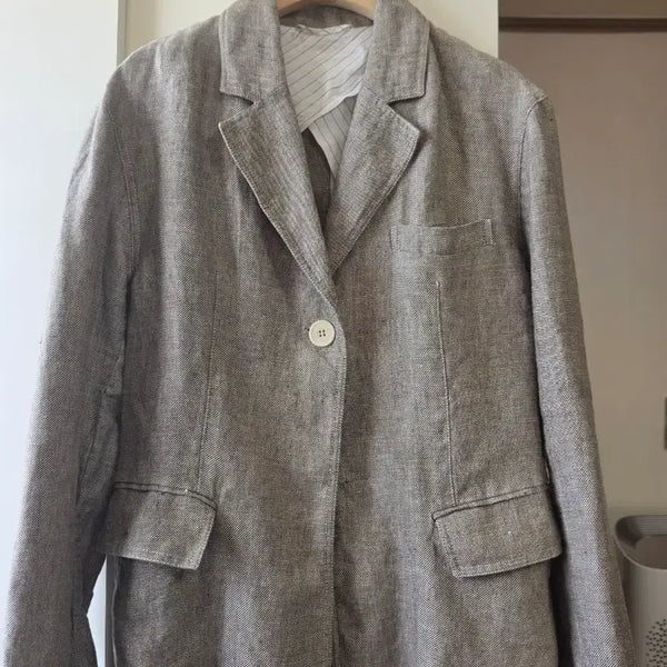 [BUNJANG] Beaker Linen Jacket / 비이커 린넨자켓