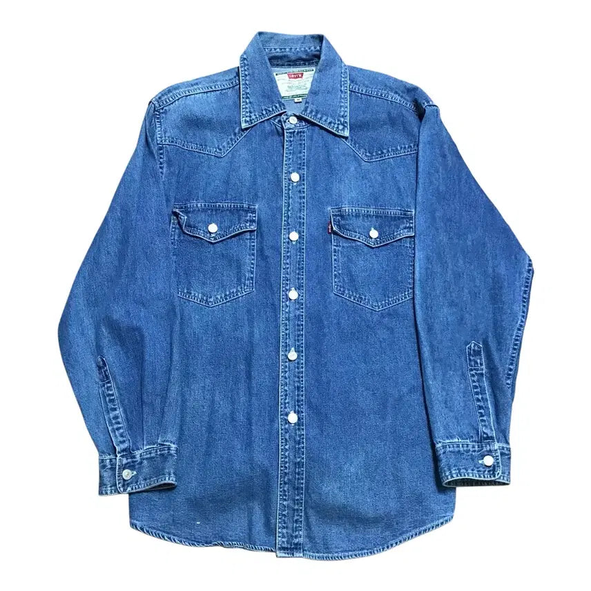 [BUNJANG] Levi's Vintage Western Denim Shirt / [M] 리바이스 빈티지 웨스턴 데님 셔츠
