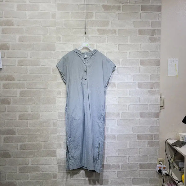 [BUNJANG] Woven Hood Dress Free Size / ㅊ168 우븐 후드 원피스 F