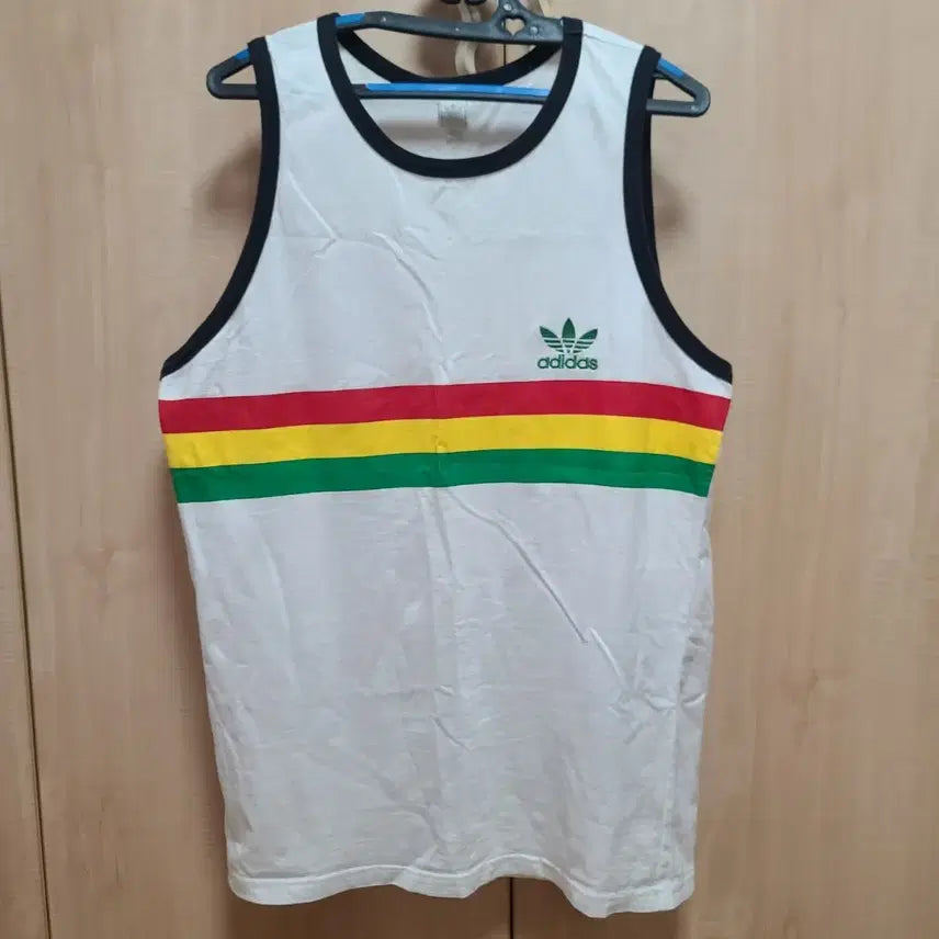 [BUNJANG] Adidas Raster Reggae Color Sleeveless Tank Top / 아디다스 래스터 레게 컬러 민소매 나시 탱크탑