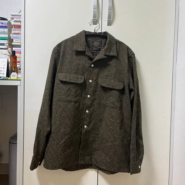 [BUNJANG] Beams Plus Olive Shirt / 빔즈 플러스 올리브 셔츠