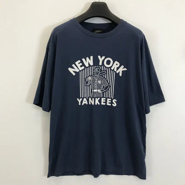 [BUNJANG] MLB New York Yankees Oversized Short Sleeve T-Shirt XL / MLB 뉴욕양키스 오버사이즈 반팔티셔츠 [XL]