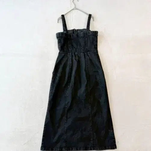 [BUNJANG] Denim Sleeveless Long Dress / 데님 민소매 롱 원피스