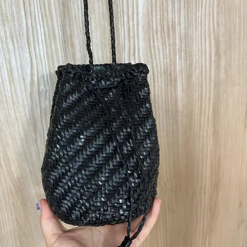 [BUNJANG] Dragon Bag Diffusion PomPom Black Tote Bag / 드래곤백 디퓨전 폼폼 블랙 정품