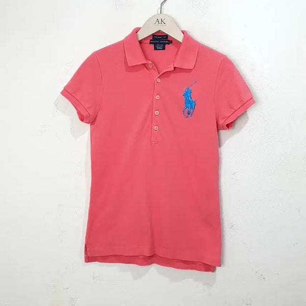 [BUNJANG] Polo Ralph Lauren Big Pony Short Sleeve Polo Shirt Pink / (S) 폴로 랄프로렌 빅포니 반팔 카라티 핑크