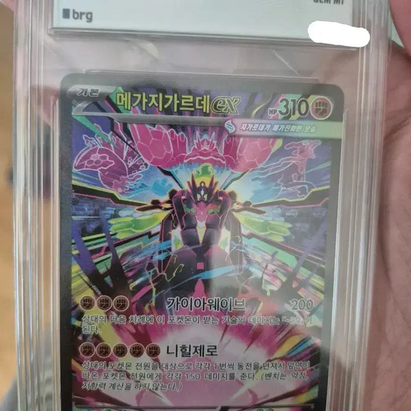[BUNJANG] Pokemon Mega Charizard EX Card 113/080 SAR GEM MT 10 / 포켓몬 메가 지가르데 EX 카드 113/080 SAR brg10