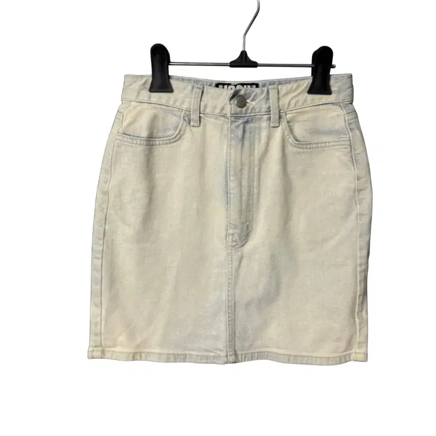 [BUNJANG] Mischief Light Indigo Denim Skirt / M 미스치프 라이트인디고 데님 스커트