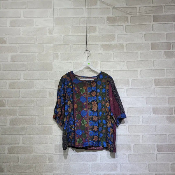 [BUNJANG] Pattern T-Shirt Free Size / ㅊ176 패턴 티셔츠 F