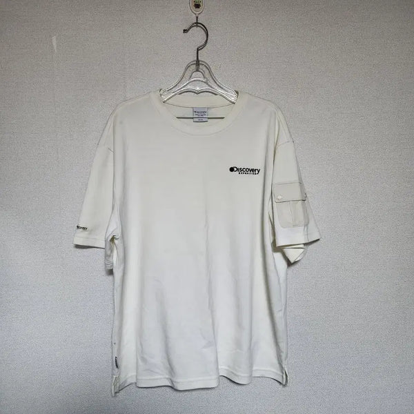 [BUNJANG] Discovery 2024 Oversized Short-Sleeve T-Shirt (Size 105) / 24년 디스커버리 반팔티 105