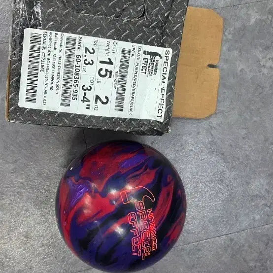 [BUNJANG] Hammer Special Effect Bowling Ball 15lb / 해머 스페셜 이펙트 볼링공 15파운드